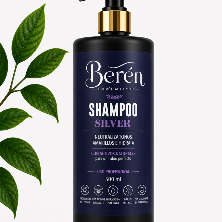 SHAMPOO SILVER BEREN 500 ml