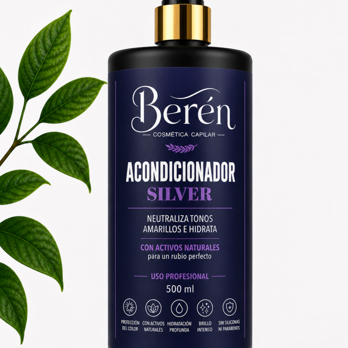 ACONDICIONADOR SILVER BEREN 500 ml