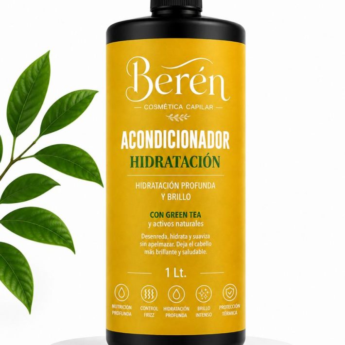 Acondicionador Hidratación Berén 1 Litro para cabello seco y deshidratado