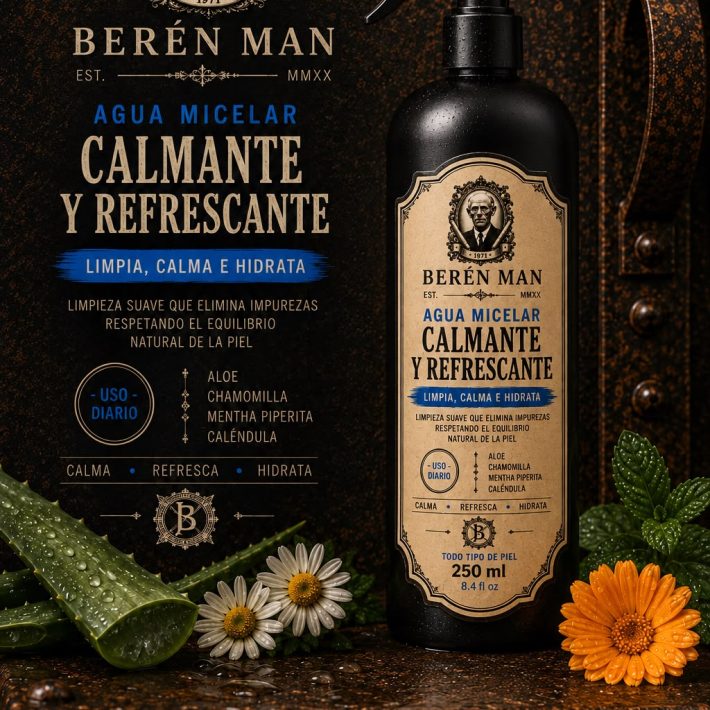 BEREN MAN - AGUA MICELAR - CALMANTE y REFRESCANTE